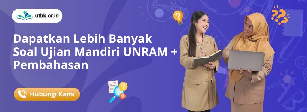 gambar banner Soal Pembahasan & Kisi Kisi Ujian Mandiri Universitas Mataram