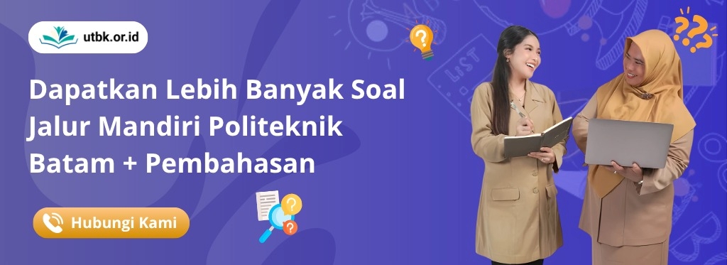 gambar banner contoh soal seleksi mandiri politeknik batam