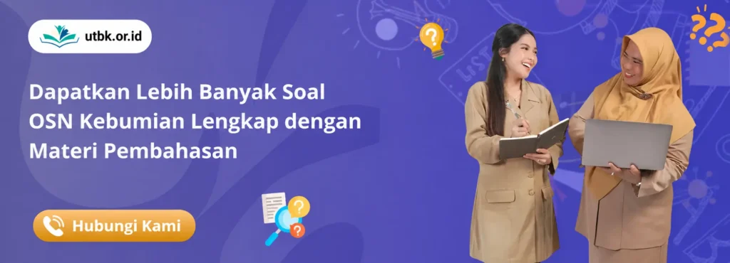 banner Soal OSN Kebumian Lengkap dengan Materi Pembahasan